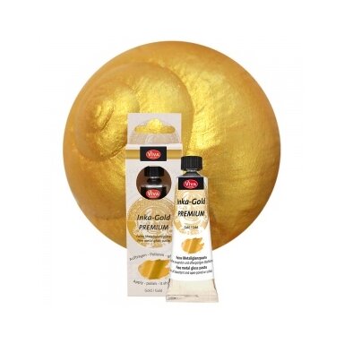 Dažai dekoravimui, Inka-Gold Premium, 32ml/40g, aukso sp.,Nr.901 Dažai dekoravimui, Inka-Gold Premium, 32ml/40g, aukso sp.,Nr.901