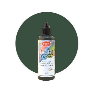 Краска для текстиля Viva Decor 90 мл хаки Краска для текстиля Viva Decor 90 мл хаки