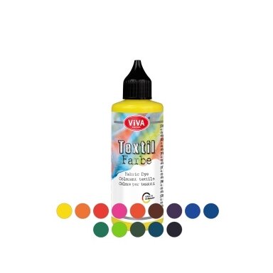Dažai tekstilei Viva DEcor 90 ml violetinės spalvos Dažai tekstilei Viva DEcor 90 ml violetinės spalvos