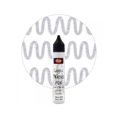 dazai-zvakems-wachs-pen-gliter-28-ml-sidabro-sp-nr910 dazai-zvakems-wachs-pen-gliter-28-ml-sidabro-sp-nr910