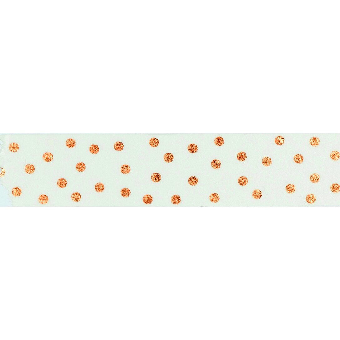 Washi-Tape, 15mmx5m, HOTFOIL ROSE dots
