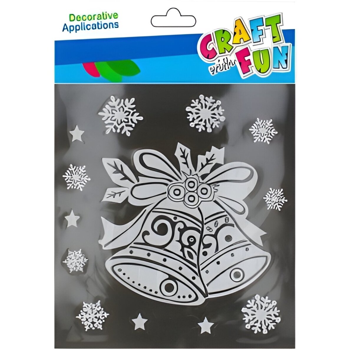 Декоративные наклейки с блестками  „Колокольчики“ CRAFT-FUN