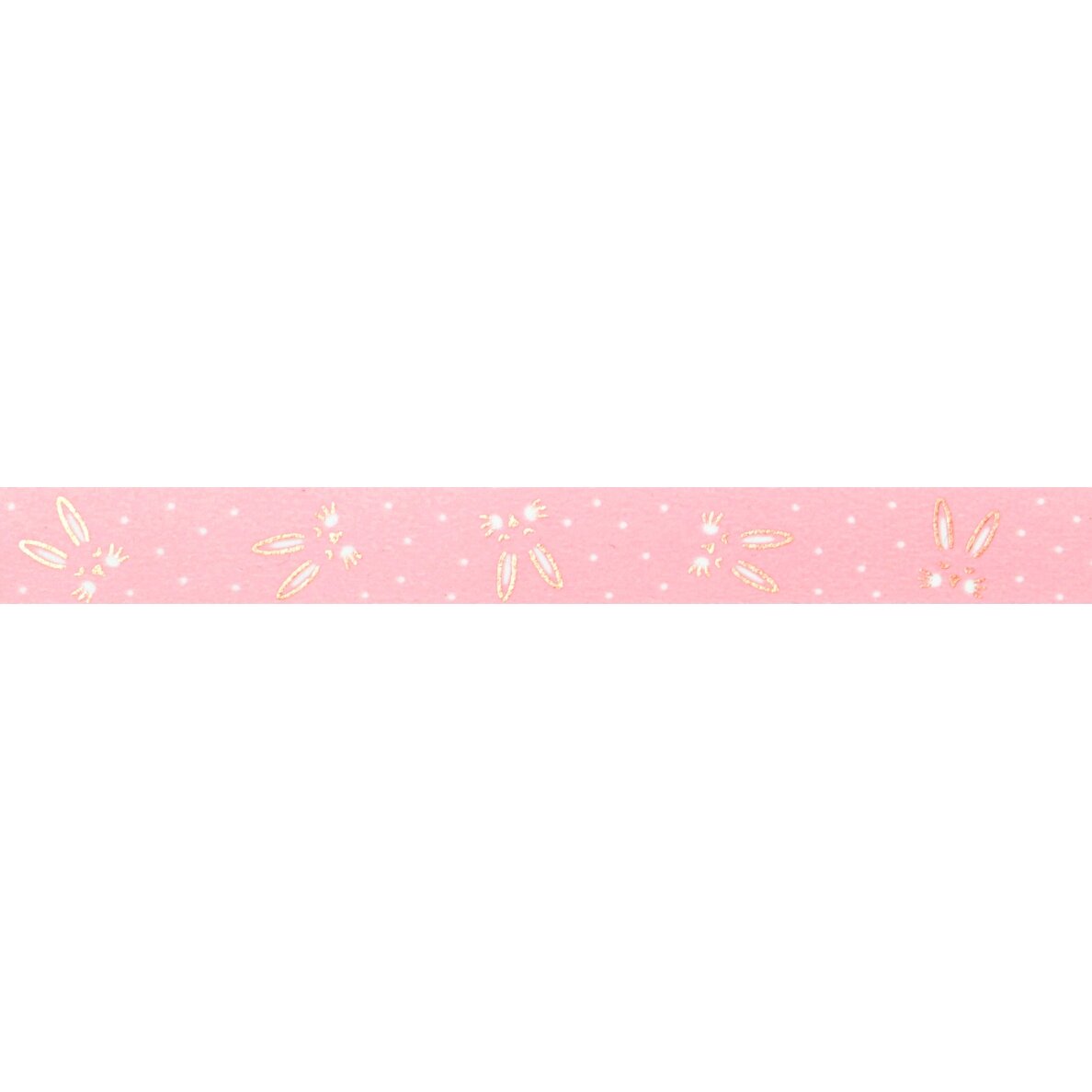 Декоративная лента Washi-Tape, 15ммx5м, HOTFOIL ROSE Пасхальный заяц