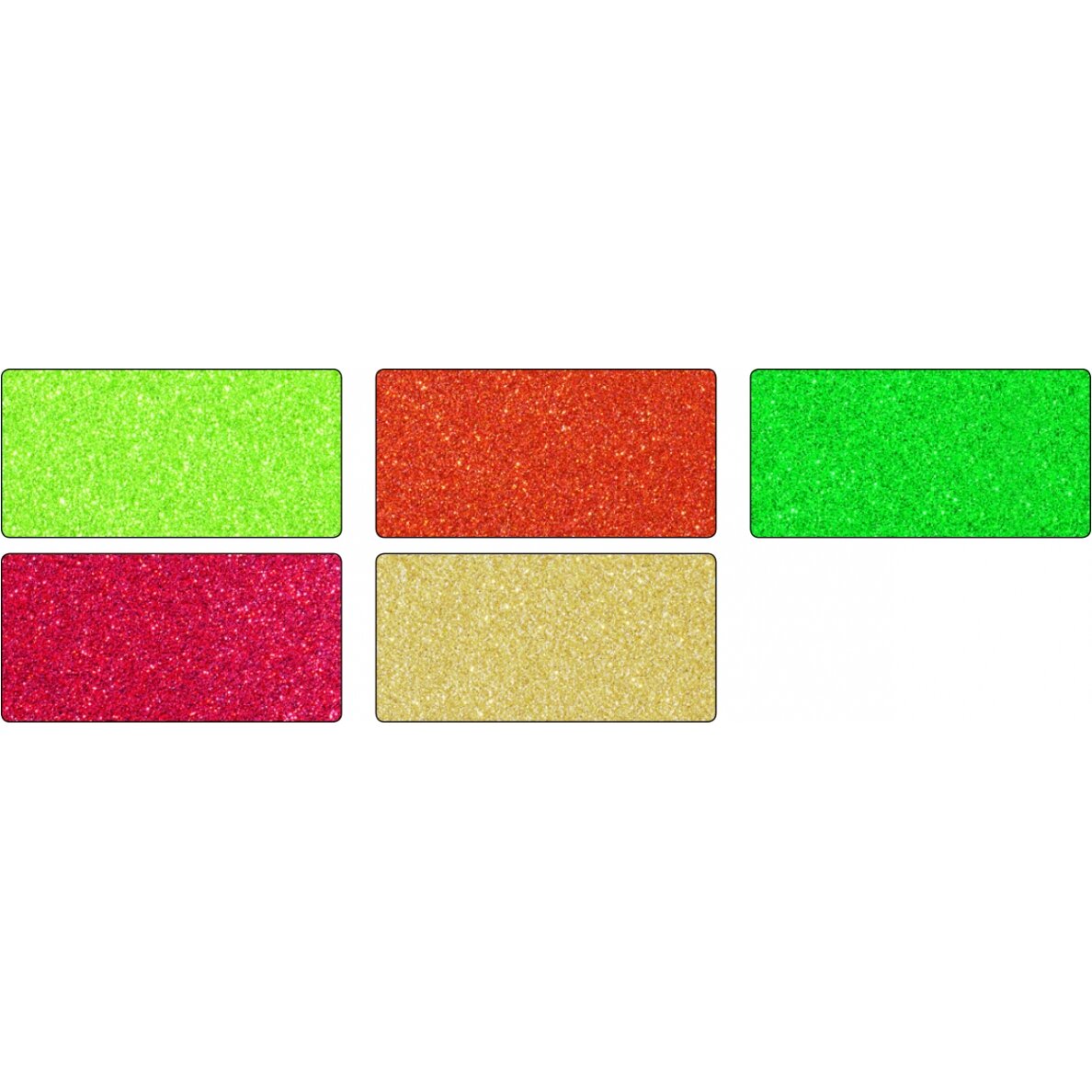 Glitter Board ORIENTAL 300g/m², 24x34cm, 5 sheets, assorted colours 6