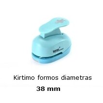 Dekoratyvinis skylamušis "Gėlė", iškarpa 38mm 1