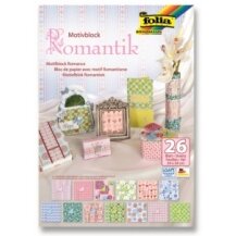 Dekoratyvinio kartono ir popieriaus rinkinys 26 vnt. "Romantika" FOLIA Dekoratyvinio kartono ir popieriaus rinkinys 26 vnt. "Romantika" FOLIA