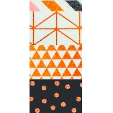 Самоклеящаяся бумажная декоративная лента Washi-Tape HOTFOIL COPPER, 4 штуки 1