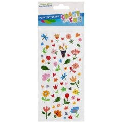 Decorative stickers Craft-Fun Spring 3D 93 pcs