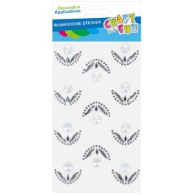 Decorative crystals-stickers Craft-Fun Flawer 11 psc