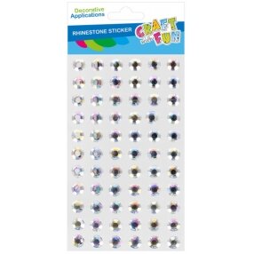Decorative crystals-stickers Craft-Fun 10 mm 11 pcs