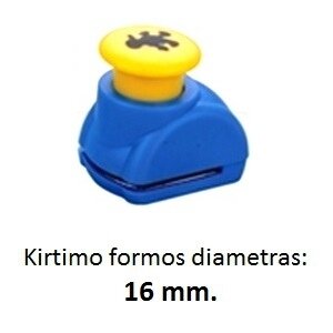 Dekoratyvinis skylamušis KM-8202A, iškarpa 16mm 1
