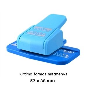Dekoratyvinis skylamušis lapų kraštams KM-8722-B01 1