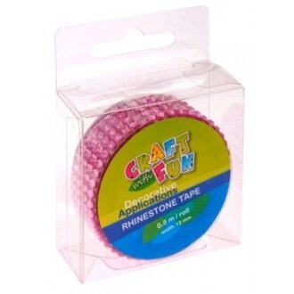 Dekoratyvinė lipni kristalų juostelė 12 mm x 0,5 m CRAFT-FUN 2 Dekoratyvinė lipni kristalų juostelė 12 mm x 0,5 m CRAFT-FUN 2