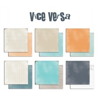 Dekor.dvipus.kartonas "Vice Versa" 30,5*30,5cm, 6 l. 1 Dekor.dvipus.kartonas "Vice Versa" 30,5*30,5cm, 6 l. 1
