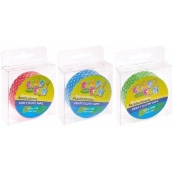 Dekoratyvinė lipni juostelė 15mm*3,5m CRAFT-FUN Dekoratyvinė lipni juostelė 15mm*3,5m CRAFT-FUN