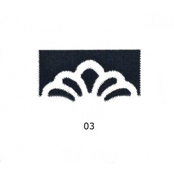Dekoratyvinis skylamušis lapų kraštams KM-8722-B01