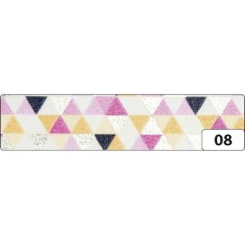 Washi-Tape, 15mmx5m, HOTFOIL SILVER triangle