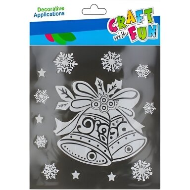 Декоративные наклейки с блестками  „Колокольчики“ CRAFT-FUN