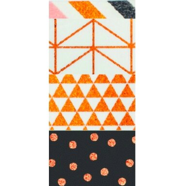 Washi-Tape 4er Set HOTFOIL COPPER, 3x 15mmx5m + 1x 5mmx5m