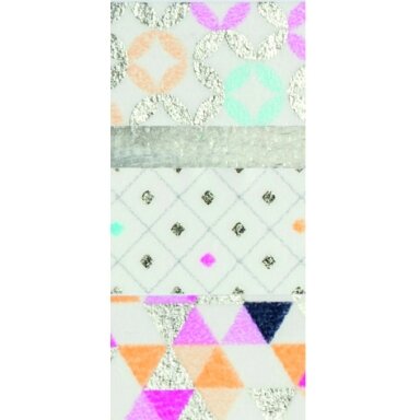 Washi-Tape 4er Set HOTFOIL SILVER, 3x 15mmx5m + 1x 5mmx5m Washi-Tape 4er Set HOTFOIL SILVER, 3x 15mmx5m + 1x 5mmx5m