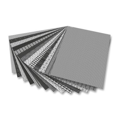 Designer Pad BLACK/WHITE, 24x34cm, 26 sheets, assorted Designer Pad BLACK/WHITE, 24x34cm, 26 sheets, assorted