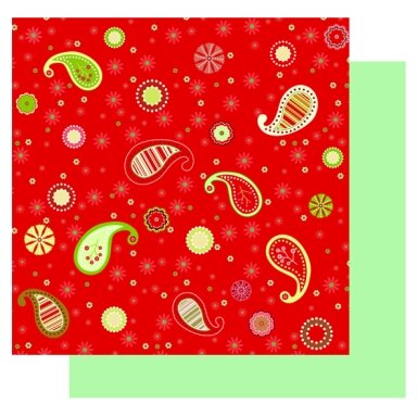 Design Papers X-MAS 190g/m², 30,5x30,5cm, 5 sheets, motif 02