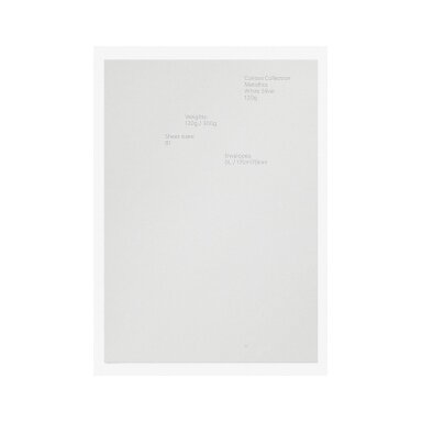Paper Curious A4 120 gsm 50 sheets White Silver Paper Curious A4 120 gsm 50 sheets White Silver
