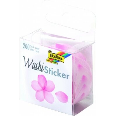 Washi-Sticker BLOSSOMS ROSE, 200pcs on roll 1