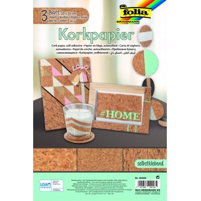Dekoratyvinis popierius Folia 20x30 cm, 3 lapai trijų motivų
