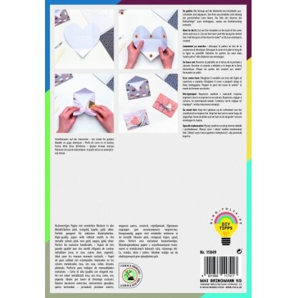 Dekorativinio kartono rinkinys Folia "Hotfoil" A4, 12 lapų 4