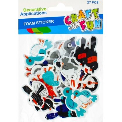 Декоративные наклейки „Птицы“ 27 штук CRAFT-FUN