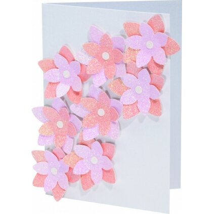Dekoratyvinis kartonas su blizgučiais Folia "Glitter Pastel" 17,5x24,5 cm, 6 lapai 3