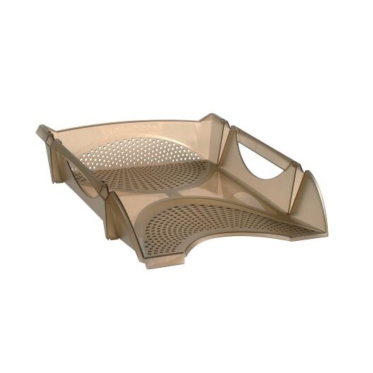 Лоток канцелярский Koh-I-Noor прозрачный коричневый