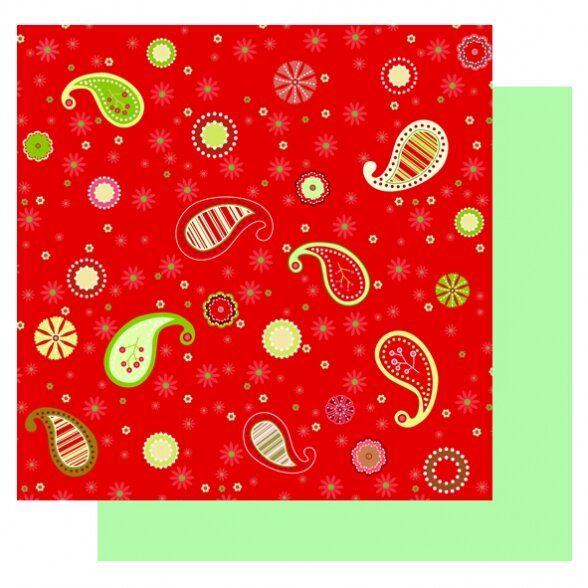 Design Papers X-MAS 190g/m², 30,5x30,5cm, 5 sheets, motif 02