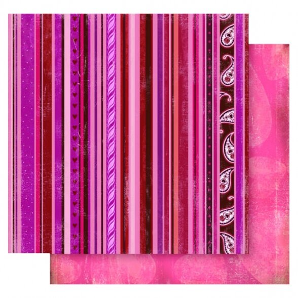 Декоративный картон Folia "Romance" 190 г/м², 30,5x30,5 cm, 5 листов, мотив 05