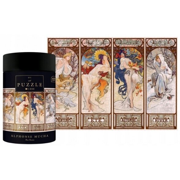 Пазл Interdruk ART 1 из 1000 деталей, Альфонс Муха, 67 × 48 см Пазл Interdruk ART 1 из 1000 деталей, Альфонс Муха, 67 × 48 см