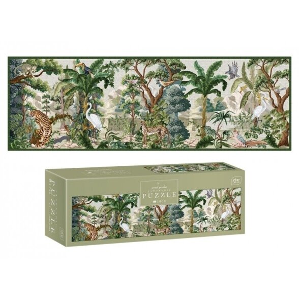 Панорамный пазл Interdruk Secret Garden 1 из 1000 деталей, 96 × 32 см Панорамный пазл Interdruk Secret Garden 1 из 1000 деталей, 96 × 32 см