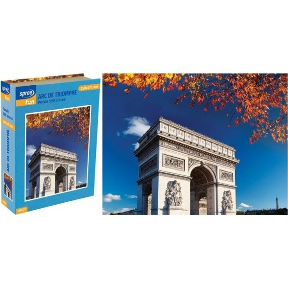 Dėlionė 500 Spree Arc De Triomphe, 35x47 cm Dėlionė 500 Spree Arc De Triomphe, 35x47 cm