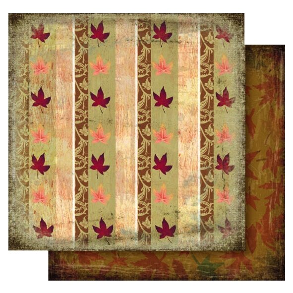 Design Papers AUTUMN 190g/m², 30,5x30,5cm, 5 sheets, motif 02