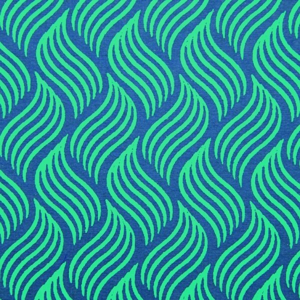 Блокнот из натуральной бумаги Цвета Индии Kerala, DIN A4, 20 листов, синий / зеленый 16