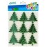 Decorative Christmas stickers Craft-Fun Christmas trees 24 pcs Decorative Christmas stickers Craft-Fun Christmas trees 24 pcs
