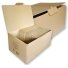 Box for Filing Boxes SMLT, 550 × 350 × 265 mm, brown corrugated cardboard Box for Filing Boxes SMLT, 550 × 350 × 265 mm, brown corrugated cardboard