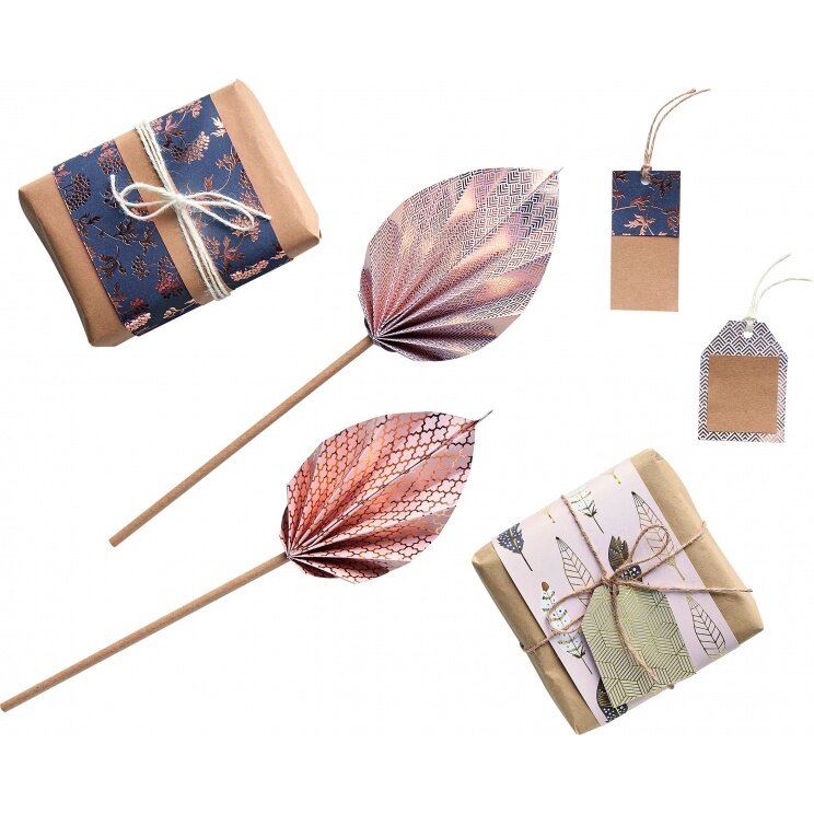 Декоративный картон Folia HOTFOIL, 165 г / м², DIN A4, 12 листов, 12 различных дизайнов 4