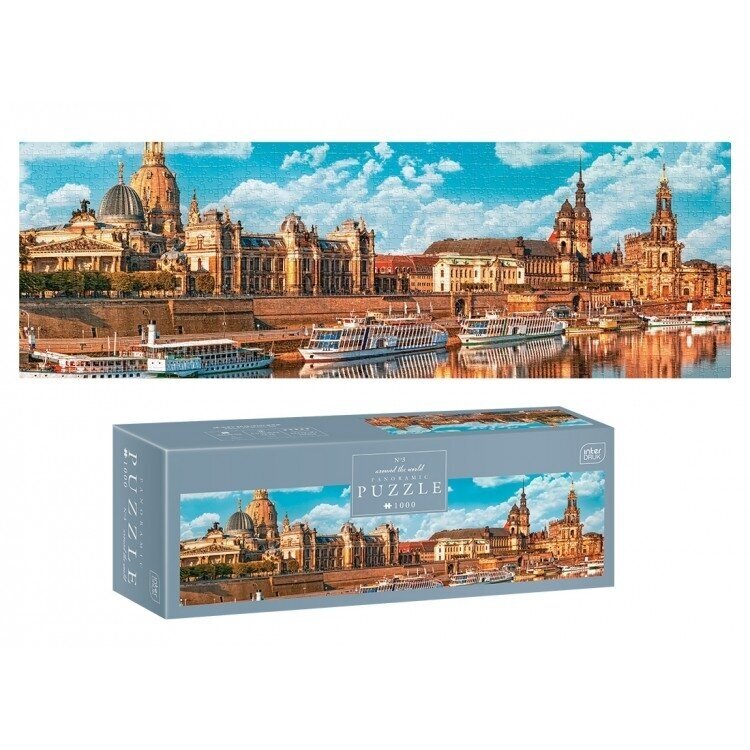 Панорамный пазл Interdruk Around the World 3 из 1000 деталей, 96 × 32 см