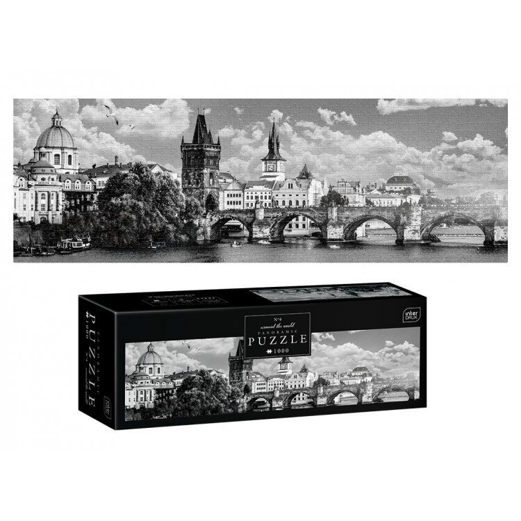 Dėlionė 1000 Interdruk panorama Around the World 4, 96x32 cm Dėlionė 1000 Interdruk panorama Around the World 4, 96x32 cm