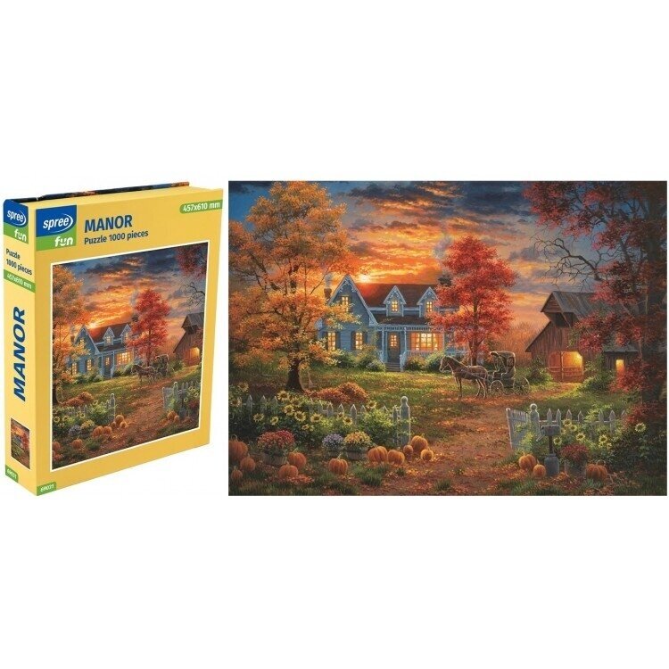 Пазл Spree Manor из 1000 деталей, 45,7 × 61 см Пазл Spree Manor из 1000 деталей, 45,7 × 61 см