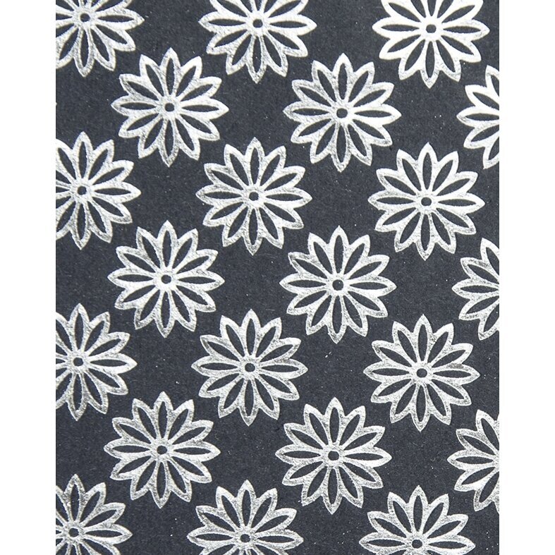 Natural paper pad COLOURS OF INDIA - Delhi, DIN A4, 20 sheets, assorted silver/white/black 8