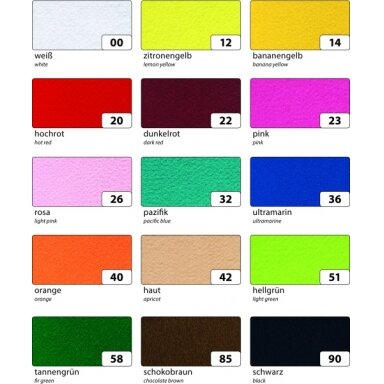 Hobby Craft Felt appx. 3,5mm thick, 30x45cm, 1 sheet, lemon yellow Hobby Craft Felt appx. 3,5mm thick, 30x45cm, 1 sheet, lemon yellow