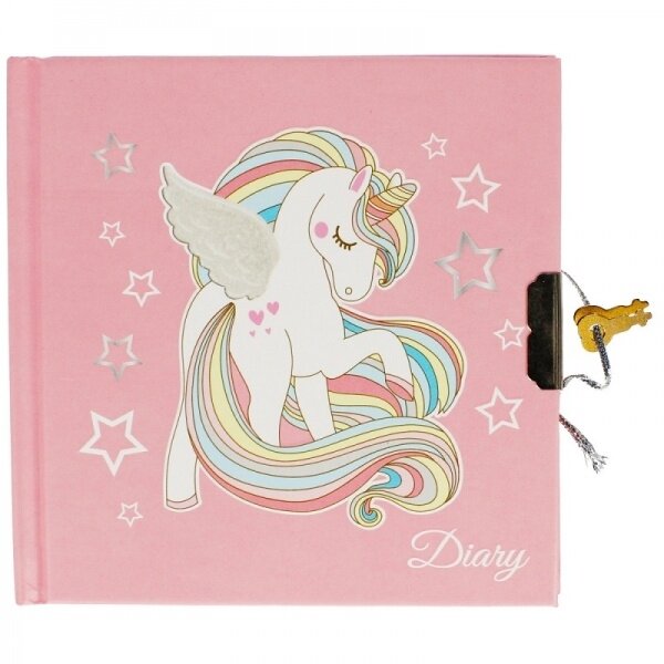 Блокнот детский с замочком Starpak Unicorn  13,5 x 13,5 см