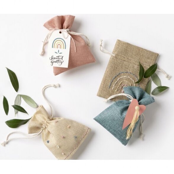 Dovaninių maišelių rinkinys Folia "Boho Chic" 10 x 13,5 cm, 10 vnt 1
